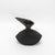 Modern Sculptural Vase in Black Shagreen by R&y Augousti For Sale In Los Angeles - Image 6 of 7