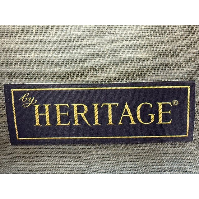 Heritage Neoclassical Blue Velvet Dining Chairs, Set of Six For Sale - Image 11 of 12