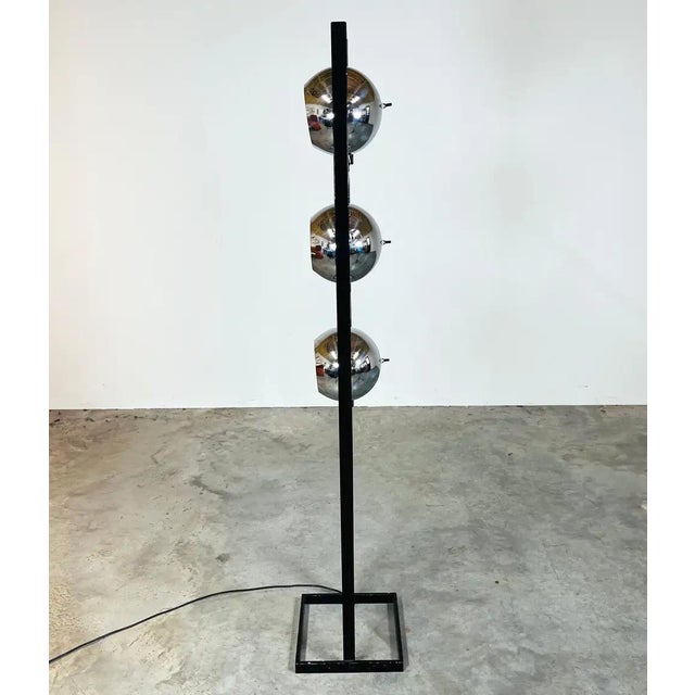 Arredoluce Model 8180 Floor Lamp With Chrome Globes, Italy, Circa 1970 ...