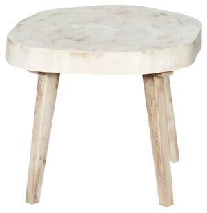 Mid-Century English Bleached Teak Root Coffee Table