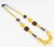 Angela Caputi Extra-Long Necklace Faux-Wood and Textured Yellow Resin Beads For Sale - Image 9 of 12