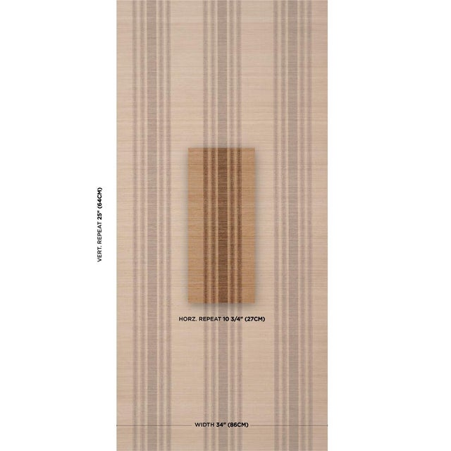 Inspired by antique embroidery, Cassia Stripe features rich tonal variations, elegant natural texture, and a delicate...