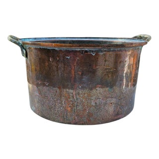 Antique Copper Cauldron, 1890s For Sale