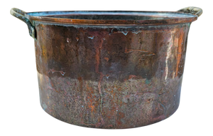 Antique Copper Cauldron, 1890s