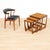 Mid-century set of 'astro' nesting tables by VB Wilkins for G Plan. Constructed from teak and afromosia, these quality...