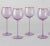 Siren Beverageware Misty Lilac + Gold White Wine - Set of 4 For Sale - Image 4 of 4