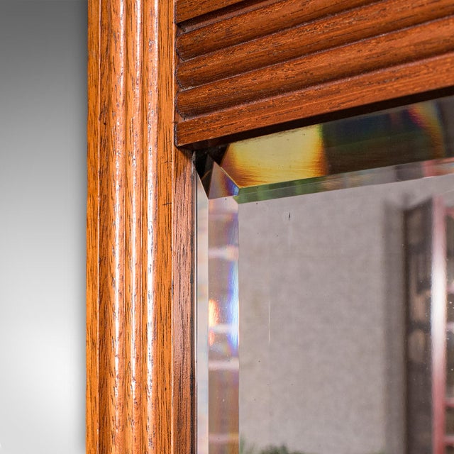 Antique Hallway Mirror, English, Walnut, Glass, Valet, Reception Hall, Edwardian For Sale - Image 9 of 10