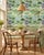 Traditional Golf Course Toile Grasscloth Wallpaper by House Party | 8 Yards For Sale - Image 3 of 11