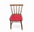 Red Mid-Century Spindle Chairs, 1960s, Set of 4 For Sale - Image 8 of 14