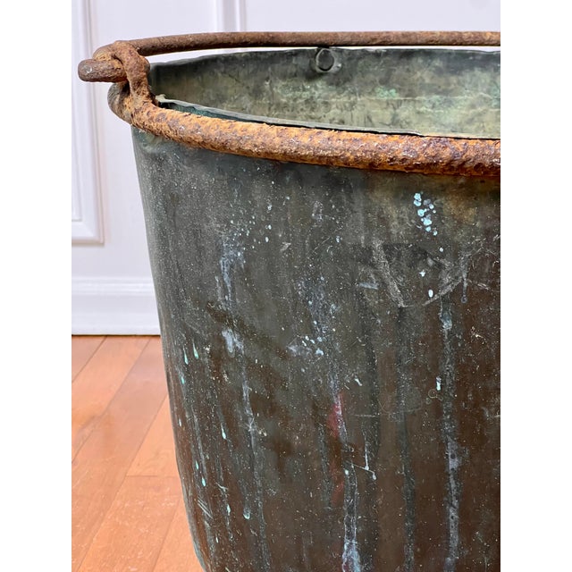Metal 19th Century Large Pennsylvania Copper Apple Butter Cauldron For Sale - Image 7 of 15