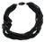 Angela Caputi Licorice Resin Multi-Strand Necklace For Sale