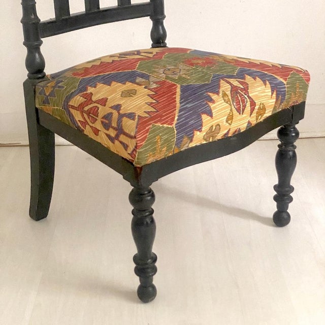 Napoleon III Side Chair in Beech For Sale - Image 4 of 13