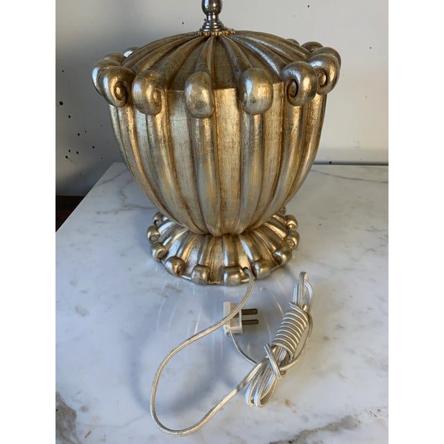 Early 21st Century Early 21st Century Hollywood Regency White Gold Lamp by Bryan Cox For Sale - Image 5 of 13
