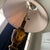 Metal 1980s Hollywood Regency Berman Gilded Floor Lamp With Amber Mosaic Glass Urn For Sale - Image 7 of 11