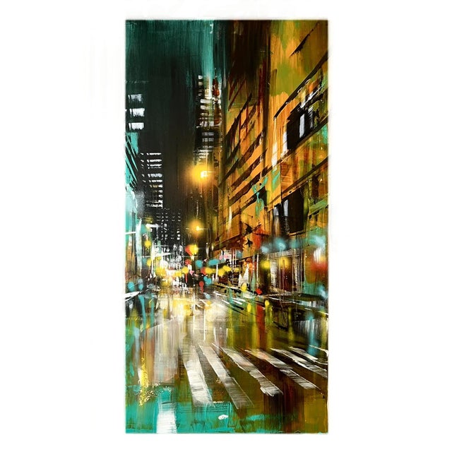 Bianca Prettau, Kyoto Teal, 2026, Cotton, Acrylic and Canvas For Sale - Image 10 of 10