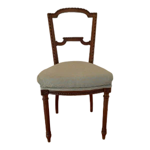 Late 20th Century Antique French Carved Oak Chair