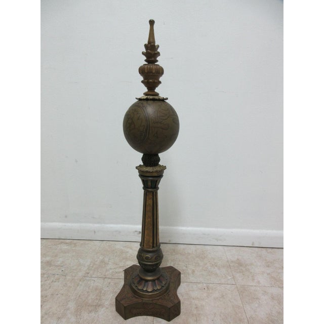 Black 1990s John Richards French Empire Spire Lightning Rod Sculpture Decor For Sale - Image 8 of 9