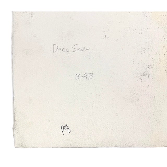 1990s Thornton Dial, Deep Snow, Large Original Drawing on Paper, Signed, 34 X 49 In. Framed, 1993 For Sale - Image 5 of 6