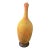 Late 19th Century Mid Century Modern Orange Crackle Glaze Table Lamp For Sale