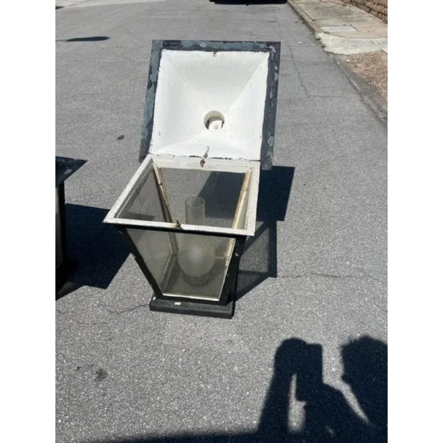 Antique Pair of 19th-Century Lanterns For Sale - Image 4 of 7