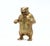 1980s Vintage Standing Brass Bear Figurine For Sale - Image 5 of 9