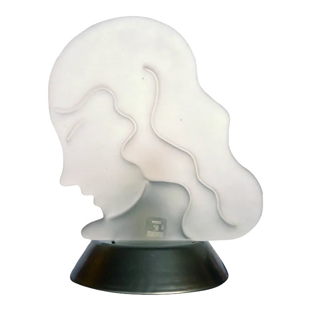 Murano Glass Model Virgin Zodiac Table Lamp by Carlo Nason for Itre, 1980s For Sale