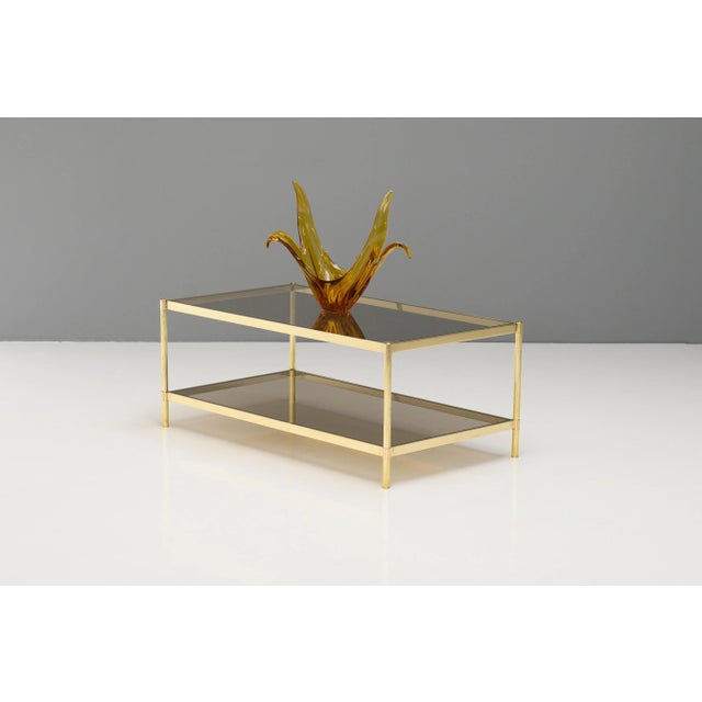 Metal Brass Coffee Table, 1960s For Sale - Image 7 of 7