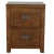 Crafters and Weavers Mission 2 Drawer File Cabinet in Walnut For Sale - Image 9 of 9