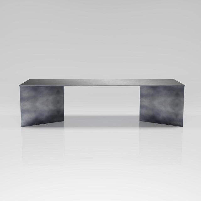 Zen stainless steel dining table by zincutec dimensions: w 250 x d 100 x h 75 cm materials: stainless steel. The peace in...