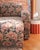 Textile Vintage Upholstered Chaise Lounge With Botanical Fabric For Sale - Image 7 of 13