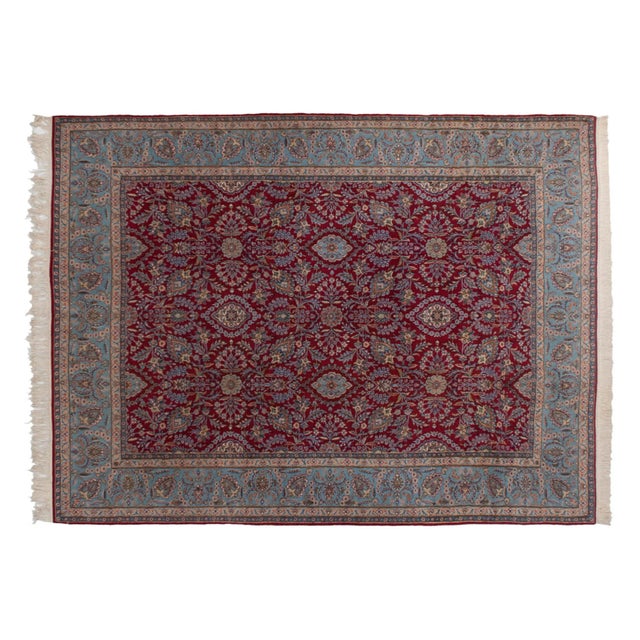 Vintage Kerman Rug - 10' X 13'3" For Sale - Image 9 of 9