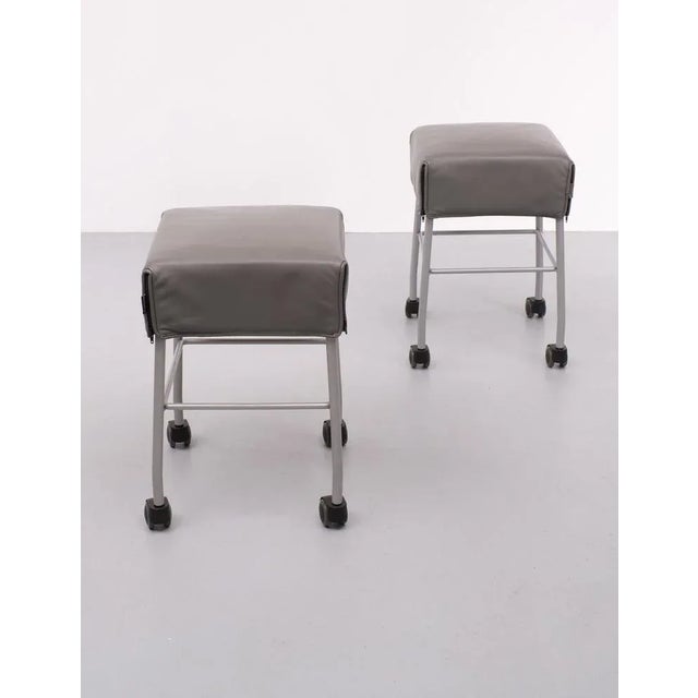 2000 - 2009 Set of Samba Bar Stools on Wheels from Montis, 2000 For Sale - Image 5 of 10