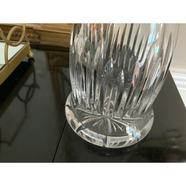 Waterford Crystal Vintage Waterford Tall Vase For Sale - Image 4 of 12