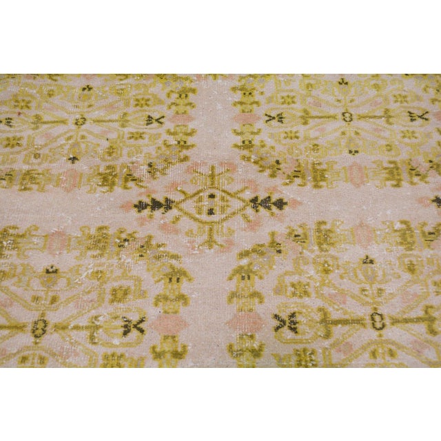 Vintage Chinese Art Deco Hand Knotted Wool Rug, 11'9''x19'7'' For Sale - Image 4 of 5
