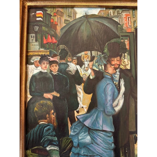Tissot James Jacques, After the Bridesmaid La Femme Paris, 1890s, Oil Painting For Sale - Image 9 of 13