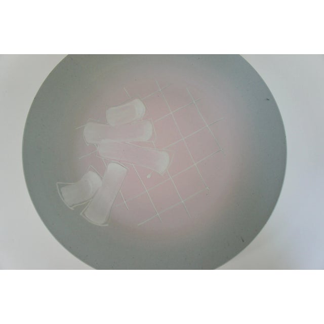 1970s Vintage Mid-Century Modern Art Pottery Platter For Sale In Washington DC - Image 6 of 12