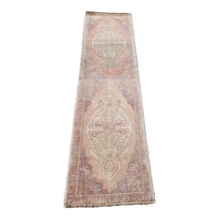 1970s Turkish Long and Narrow Runner Rug For Sale