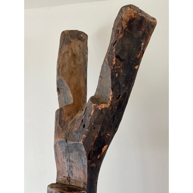 20th Century Dogon Wooden Ladder For Sale In Palm Springs - Image 6 of 11
