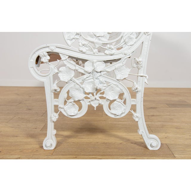 Victorian Aluminium Garden Bench, United Kingdom, 1950s For Sale - Image 9 of 14
