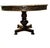 Brown Antique Burmese Round Dining Table in Carved Hardwood, 1840 For Sale - Image 8 of 10