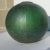 Green Glass Globe With Irridescent Flash Glaze. For Sale - Image 4 of 7