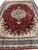 Ruby Red Pasargad DC Persian Tabriz Design Rug For Sale - Image 8 of 10