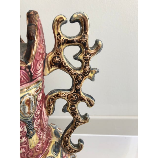 Mid 20th Century Ceramic Table Lamp For Sale In Los Angeles - Image 6 of 7