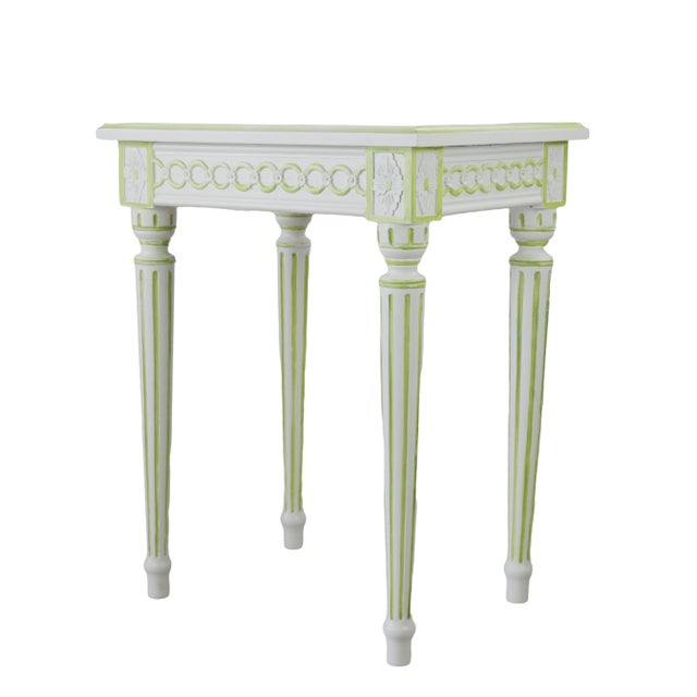 Hand-Carved Gustavian Side Table For Sale In New York - Image 6 of 8