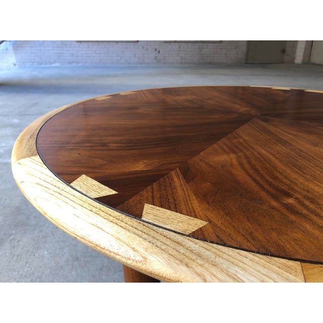 Mid Century Modern Lane Acclaim Round Coffee Table Refinished Retro
