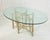 Vintage McGuire Bamboo Oval Dining Table With Beveled Glass, San Francisco For Sale - Image 9 of 18