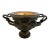 Grand Tour Italian Neoclassical Patinated Bronze Urn Warwick Vase For Sale