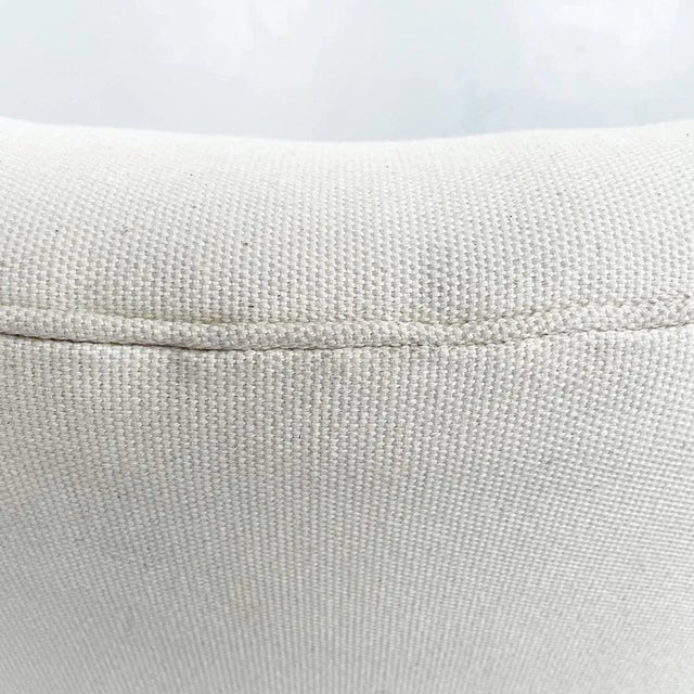 Mid-Century Italian White Fabric & Wooden Armchair by Paolo Buffa, 1950s For Sale - Image 16 of 18