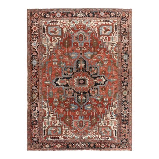 Vintage Rug 9ft 7in X 12ft 6in For Sale