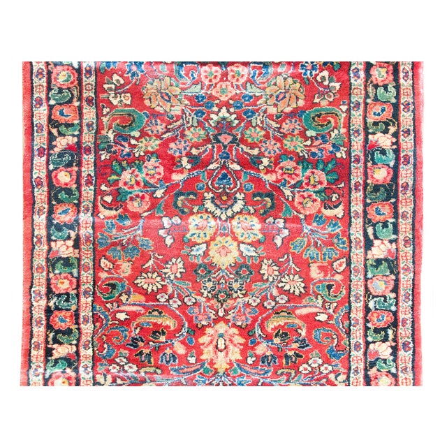 Early 20th Century Persian Sarouk Runner For Sale - Image 14 of 15